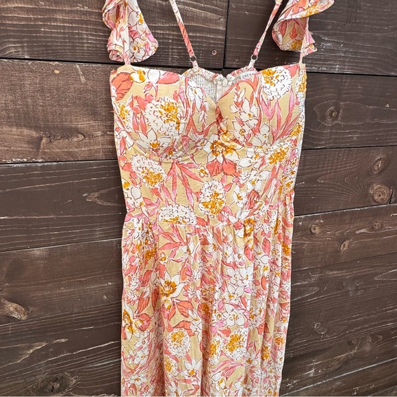 DRESS FORUM LOS ANGELES FLORAL PRINT DRESS SIZE L - Picture 4 of 9